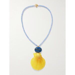 Jennifer Behr "Makana Necklace" in "Blue Calcedony"